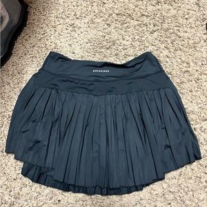 Gold hinge tennis skirt